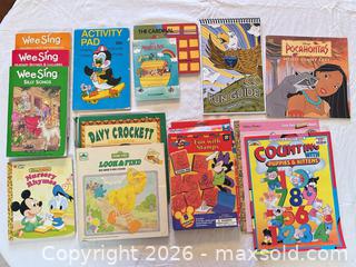 MaxSold Auction: Lot of 12-15 Children’s Activity & Board Books – Disney, Sesame Street - Sun City (Arizona, USA) PARTNER MANAGED Estate Sale Online Auction - West Jacaranda Drive