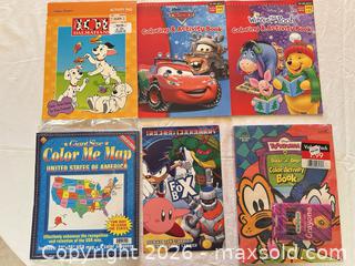 MaxSold Auction: Lot of 6+ Licensed Children’s Coloring & Activity Books - Sun City (Arizona, USA) PARTNER MANAGED Estate Sale Online Auction - West Jacaranda Drive