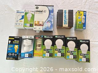 MaxSold Auction: Mixed Lot E26 Light Bulbs: LED, CFL, Incandescent (10+) - Sun City (Arizona, USA) PARTNER MANAGED Estate Sale Online Auction - West Jacaranda Drive