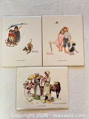 MaxSold Auction: Norman Rockwell Lot: 3 Reproduction Prints (1997) - Sun City (Arizona, USA) PARTNER MANAGED Estate Sale Online Auction - West Jacaranda Drive