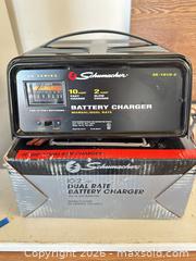 MaxSold Auction: Schumacher SE-1010-2 12V Battery Charger 10A/2A - Sun City (Arizona, USA) PARTNER MANAGED Estate Sale Online Auction - West Jacaranda Drive
