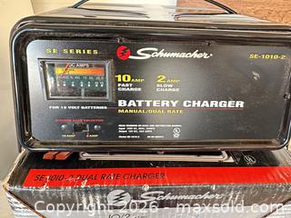 MaxSold Auction: Schumacher SE-1010-2 12V Battery Charger 10A/2A - Sun City (Arizona, USA) PARTNER MANAGED Estate Sale Online Auction - West Jacaranda Drive
