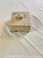 MaxSold Auction: Soapstone Decorative Box with Lid and Base, Medium - Sun City (Arizona, USA) PARTNER MANAGED Estate Sale Online Auction - West Jacaranda Drive