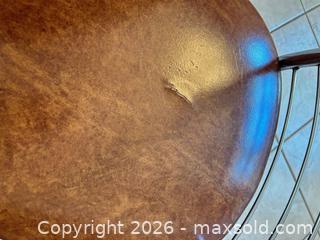 MaxSold Auction: Vintage Round Chrome & Brown 5-Piece Dining/Kitchen Set - Sun City (Arizona, USA) PARTNER MANAGED Estate Sale Online Auction - West Jacaranda Drive