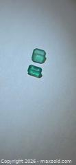 MaxSold Auction: 2pcs beautiful natural Zambian Emerald  - Toronto (Ontario, Canada) PARTNER MANAGED Reseller Online Auction -  Gerrard Street