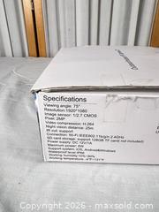 MaxSold Auction: Amiccom 2-Pack Outdoor/Indoor IP Cameras 2MP Wi?Fi IP66 - Campbell (California, USA) PARTNER MANAGED Downsizing Online Auction - Dell Avenue