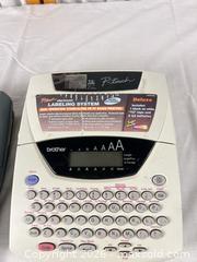 MaxSold Auction: Brother PT-2400/PT-2410 and PT-330 Label Makers (Two Units) - Campbell (California, USA) PARTNER MANAGED Downsizing Online Auction - Dell Avenue