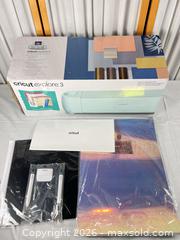 MaxSold Auction: Cricut Explore 3 Electronic Cutting Machine, Mint / Seafoam  - Campbell (California, USA) PARTNER MANAGED Downsizing Online Auction - Dell Avenue