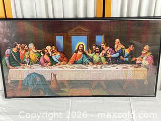 MaxSold Auction: Framed Print The Last Supper — Landscape, Vintage Reproduction - Campbell (California, USA) PARTNER MANAGED Downsizing Online Auction - Dell Avenue