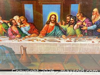 MaxSold Auction: Framed Print The Last Supper — Landscape, Vintage Reproduction - Campbell (California, USA) PARTNER MANAGED Downsizing Online Auction - Dell Avenue
