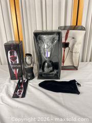 MaxSold Auction: Vinturi & Decantus Wine Aerator and Decanter Set - Campbell (California, USA) PARTNER MANAGED Downsizing Online Auction - Dell Avenue