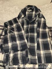 MaxSold Auction: NEW- 2 pc. BLACK & WHITE FLANNEL PYJAMAS - Kingston (Ontario, Canada) SELLER MANAGED Downsizing Online Auction - Morenz Crescent