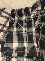 MaxSold Auction: NEW- 2 pc. BLACK & WHITE FLANNEL PYJAMAS - Kingston (Ontario, Canada) SELLER MANAGED Downsizing Online Auction - Morenz Crescent