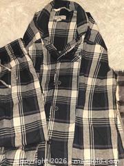 MaxSold Auction: NEW- 2 pc. BLACK & WHITE FLANNEL PYJAMAS - Kingston (Ontario, Canada) SELLER MANAGED Downsizing Online Auction - Morenz Crescent