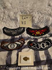 MaxSold Auction: NEW- HARLEY DAVIDSON PATCH  & PINS COLLECTIBLES LOT "H1" - Kingston (Ontario, Canada) SELLER MANAGED Downsizing Online Auction - Morenz Crescent