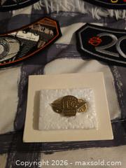 MaxSold Auction: NEW- HARLEY DAVIDSON PATCH  & PINS COLLECTIBLES LOT "H1" - Kingston (Ontario, Canada) SELLER MANAGED Downsizing Online Auction - Morenz Crescent