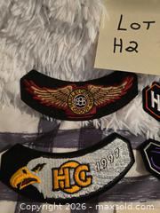 MaxSold Auction: NEW- HARLEY DAVIDSON PATCH & PINS COLLECTIBLES LOT "H2" - Kingston (Ontario, Canada) SELLER MANAGED Downsizing Online Auction - Morenz Crescent