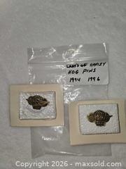 MaxSold Auction: New- LADY'S of HARLEY COLLECTIBLE PINS x2 - Kingston (Ontario, Canada) SELLER MANAGED Downsizing Online Auction - Morenz Crescent