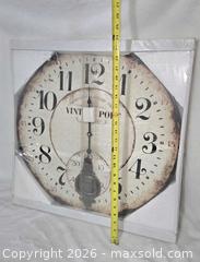 MaxSold Auction: New- Large Wall Art Clock - Kingston (Ontario, Canada) SELLER MANAGED Downsizing Online Auction - Morenz Crescent
