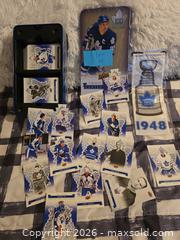 MaxSold Auction: NEW-NHL TORONTO MAPLE LEAFS "BLUE&WHITE CENTENNIAL" CARDS w BANNER LOT"U" - Kingston (Ontario, Canada) SELLER MANAGED Downsizing Online Auction - Morenz Crescent