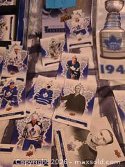 MaxSold Auction: NEW-NHL TORONTO MAPLE LEAFS "BLUE&WHITE CENTENNIAL" CARDS w BANNER LOT"U" - Kingston (Ontario, Canada) SELLER MANAGED Downsizing Online Auction - Morenz Crescent