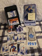 MaxSold Auction: NEW-NHL TORONTO MAPLE LEAFS "BLUE&WHITE CENTENNIAL" CARDS w BANNER LOT"W" - Kingston (Ontario, Canada) SELLER MANAGED Downsizing Online Auction - Morenz Crescent