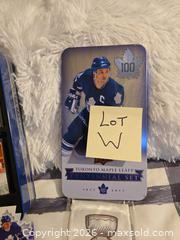 MaxSold Auction: NEW-NHL TORONTO MAPLE LEAFS "BLUE&WHITE CENTENNIAL" CARDS w BANNER LOT"W" - Kingston (Ontario, Canada) SELLER MANAGED Downsizing Online Auction - Morenz Crescent