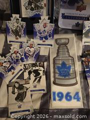 MaxSold Auction: NEW-NHL TORONTO MAPLE LEAFS "BLUE&WHITE CENTENNIAL" CARDS w BANNER LOT"X" - Kingston (Ontario, Canada) SELLER MANAGED Downsizing Online Auction - Morenz Crescent