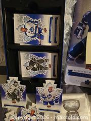 MaxSold Auction: NEW-NHL TORONTO MAPLE LEAFS "BLUE&WHITE CENTENNIAL" CARDS w BANNER LOT"X" - Kingston (Ontario, Canada) SELLER MANAGED Downsizing Online Auction - Morenz Crescent