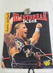 MaxSold Auction: NEW-OLD STOCK- WWF "SGAWN MICHAELS" Poster - Kingston (Ontario, Canada) SELLER MANAGED Downsizing Online Auction - Morenz Crescent