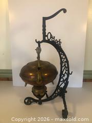 MaxSold Auction: Antique 5 O’Clock Copper Tea Pot with Cast Iron Stand - Clarence-Rockland (Ontario, Canada) PARTNER MANAGED Estate Sale Online Auction - Campeau Crescent