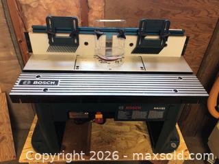 MaxSold Auction: Bosch Router/Aluminum Benchtop Router Table/Bits & Accessories - Clarence-Rockland (Ontario, Canada) PARTNER MANAGED Estate Sale Online Auction - Campeau Crescent