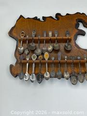 MaxSold Auction: Collectible Souvenir Spoon Set  Wall Display - Clarence-Rockland (Ontario, Canada) PARTNER MANAGED Estate Sale Online Auction - Campeau Crescent