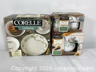 MaxSold Auction: Corelle “Callaway” Dish Set - Clarence-Rockland (Ontario, Canada) PARTNER MANAGED Estate Sale Online Auction - Campeau Crescent