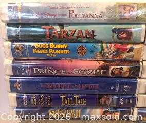 MaxSold Auction: Disney VHS Lot & DVD Player Lot - Clarence-Rockland (Ontario, Canada) PARTNER MANAGED Estate Sale Online Auction - Campeau Crescent