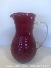 MaxSold Auction: EURO Ceramica Red Jug & Glasses - Clarence-Rockland (Ontario, Canada) PARTNER MANAGED Estate Sale Online Auction - Campeau Crescent