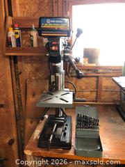 MaxSold Auction: King Canada 10” Drill Press & Cast Iron Drill Press Vise - Clarence-Rockland (Ontario, Canada) PARTNER MANAGED Estate Sale Online Auction - Campeau Crescent