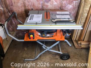 MaxSold Auction: Ridgid 10 in. Table Saw - Clarence-Rockland (Ontario, Canada) PARTNER MANAGED Estate Sale Online Auction - Campeau Crescent