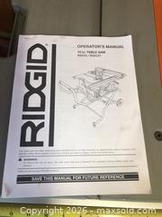 MaxSold Auction: Ridgid 10 in. Table Saw - Clarence-Rockland (Ontario, Canada) PARTNER MANAGED Estate Sale Online Auction - Campeau Crescent