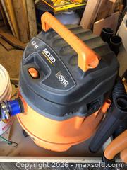 MaxSold Auction: Ridgid 14 Gallon Wet/Dry Shop Vac & Cart - Clarence-Rockland (Ontario, Canada) PARTNER MANAGED Estate Sale Online Auction - Campeau Crescent