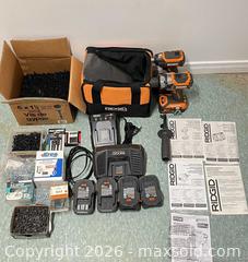 MaxSold Auction: RIDGID 18V Cordless Drill/Driver Lot - Clarence-Rockland (Ontario, Canada) PARTNER MANAGED Estate Sale Online Auction - Campeau Crescent