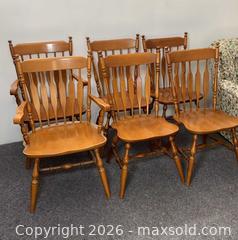 MaxSold Auction: Set of 6 Solid Wood Dining Chairs - Clarence-Rockland (Ontario, Canada) PARTNER MANAGED Estate Sale Online Auction - Campeau Crescent