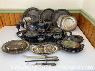 MaxSold Auction: Silver-Plated Mixed Silver Service & Tableware - Clarence-Rockland (Ontario, Canada) PARTNER MANAGED Estate Sale Online Auction - Campeau Crescent
