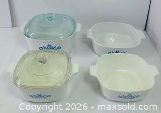 MaxSold Auction: Vintage Blue Cornflower Corning Ware Lot - Clarence-Rockland (Ontario, Canada) PARTNER MANAGED Estate Sale Online Auction - Campeau Crescent