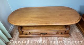 MaxSold Auction: Wooden Coffee Table  - Clarence-Rockland (Ontario, Canada) PARTNER MANAGED Estate Sale Online Auction - Campeau Crescent