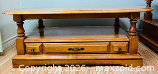MaxSold Auction: Wooden Coffee Table  - Clarence-Rockland (Ontario, Canada) PARTNER MANAGED Estate Sale Online Auction - Campeau Crescent
