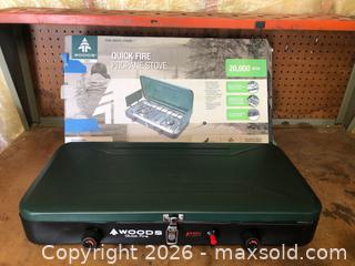 MaxSold Auction: Woods Quick Fire Propane Stove - Clarence-Rockland (Ontario, Canada) PARTNER MANAGED Estate Sale Online Auction - Campeau Crescent