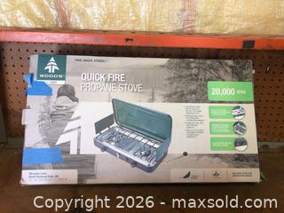 MaxSold Auction: Woods Quick Fire Propane Stove - Clarence-Rockland (Ontario, Canada) PARTNER MANAGED Estate Sale Online Auction - Campeau Crescent