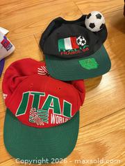 MaxSold Auction: 1990s Toronto Raptors x Italy World Cup Snapback Baseball Cap - Mississauga (Ontario, Canada) SELLER MANAGED Estate Sale Online Auction - Sir Monty's Drive