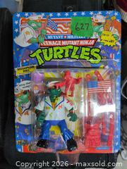 MaxSold Auction: Teenage Mutant Ninja Turtles Midshipman Mike Action Figure (1990s) - Mississauga (Ontario, Canada) SELLER MANAGED Estate Sale Online Auction - Sir Monty's Drive